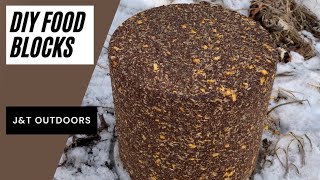 Home Made Deer Food Blocks  JampT Outdoors [upl. by Vassell26]