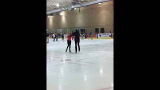 Nastia Liukin amp Evan Lysacek Ice Skating [upl. by Boyer465]