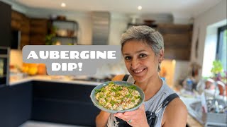 THE ONLY AUBERGINE DIP YOU NEED THIS SUMMER  Roasted aubergine  Eggplant  Food with Chetna [upl. by Hoffmann319]