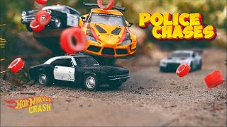 164 Scale Police Cars Chase amp Crashes Compilation Slow Motion 1000 fps [upl. by Brandi]