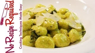 Pesto Cream Sauce  NoRecipeRequiredcom [upl. by Kinsley]