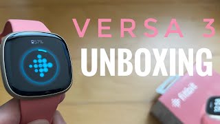 Fitbit Versa 3 Unboxing and Setup [upl. by Polk]