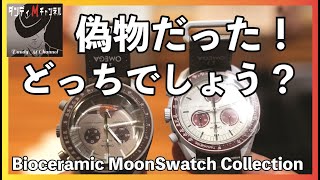 やられた！スウォッチとオメガの共同ミッション：Bioceramic MoonSwatch Collection の紹介と送られてきた偽物時計 [upl. by Sanders]