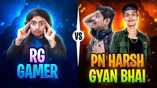 RG GAMER VS GYAN GAMING PRO NATION 🥵🔥 [upl. by Adnylg]