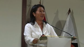 Keiko Fujimori wins through to runoff in Peru vote [upl. by Brittan356]