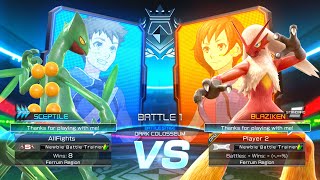 Sceptile vs Blaziken  Pokkén Tournament DX [upl. by Sutit]