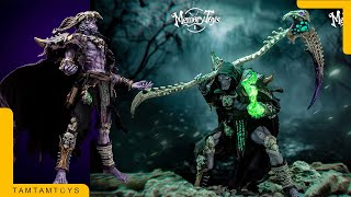 Preview 17CM action figure  Undead Warlock Baron Salman amp Servant Demon Imp  Memory Toys [upl. by Fran420]