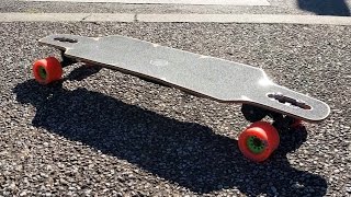 Oxelo Drop Race electric skateboard  onboard camera [upl. by Orihakat829]