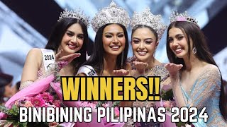 🔴CROWNING MOMENTS  BINIBINING PILIPINAS 2024 WINNERS [upl. by Winona]