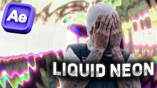 Insane Liquid Neon  Preset After Effects  Music Viral Effect [upl. by Nikoletta]