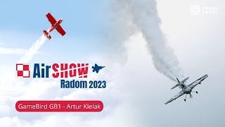 Akrobacyjny pokaz lotniczy Artura Kielaka  Air Show Radom 2023 [upl. by Perusse]