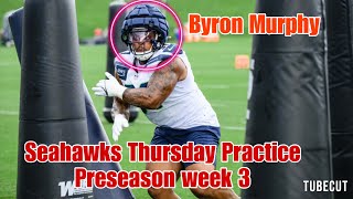 Seahawks Thursday Practice Preseason Week [upl. by Yorgos479]