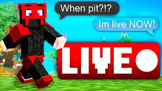 Hypixel Pit Live p join ThePharaqh [upl. by Enyalb]