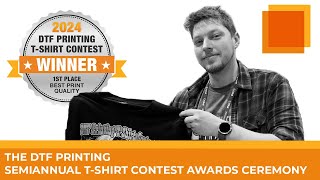 Second DTF Printing TShirt Contest Awards Ceremony at Printing United Expo [upl. by Cathi22]