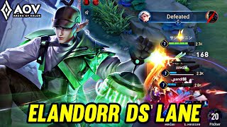 AOV  ELANDOR GAMEPLAY  IN DS LANE  ARENA OF VALOR LIÊNQUÂNMOBILE ROV [upl. by Anos785]