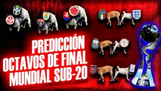 🏆 PREDICCIÓN MUNDIAL SUB 20  OCTAVOS DE FINAL  Todos los Sudamericanos a CUARTOS DE FINAL 🦍 [upl. by Adnohsed]