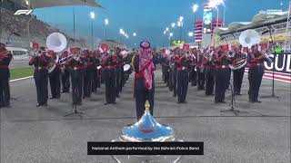 THE NATIONAL ANTHEM OF BAHRAIN  FORMULA 1 2024 BAHRAIN GRAND PRIX [upl. by Hannibal]