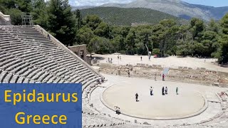 🇬🇷 Ancient Epidavros Theatre Asclepius Peloponnese Greece [upl. by Luana440]