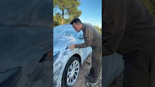 Prank Benoit Chevalier retrouve sa voiture recouverte de Neige 😱😂 [upl. by Mungam449]