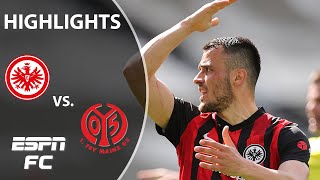 Eintracht Frankfurt fails to leapfrog Dortmund in draw vs Mainz  Bundesliga Highlights  ESPN FC [upl. by Zawde878]