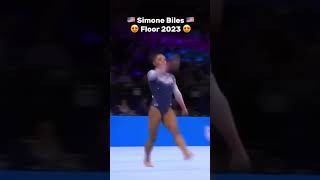 Simone Biles Floor 2023 😍🇺🇸 [upl. by Eiblehs197]