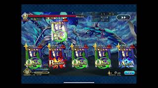 FGO ORT総力戦 １１ゲージ目、騎「ラスト」「冥界の加護発動中」 [upl. by Eidahs]