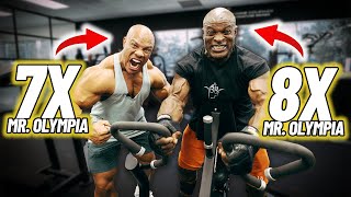 FIRST EVER TRAINING SESSION  Phil Heath amp Ronnie Coleman  15 Olympias [upl. by Jo-Anne]