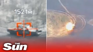 Ukrainian Special Forces destroy Russian antiaircraft missile complex with Kamikaze drone [upl. by Nedi636]