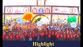 Highlights Pothi Yatra Murtipratishtha Mahotsav Shree Swaminarayan Gurukul DroneshwarSGVP [upl. by Mloclam701]