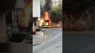 Walkie talkies explode in Lebanon a day after deadly pager explosions [upl. by Ynatil225]