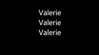 Amy Winehouse  Valerie Lyrics [upl. by Inoek30]