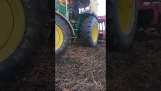 SUPER SEEDER MACHINE ON JOHN DEERE 5210 [upl. by Ratep956]