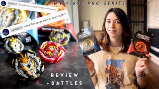 PRO SERIES Prime Apocalypse amp Master Devolos Review  Battles  Beyblade Burst Hasbro vs TT zankye [upl. by Harvey854]