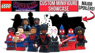 LEGO Spider Man Across the SpiderVerse Custom Minifigure Showcase [upl. by Stasny353]