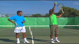 Aprende A Jugar Al Tenis Con Rafa Nadal El Saque [upl. by Maibach]