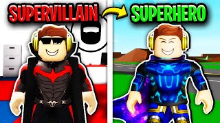 SUPERVILLAIN To SUPERHERO In Roblox Brookhaven 🦹‍♂️🦸‍♂️ [upl. by Ranzini]