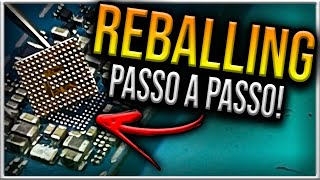 Como Fazer Reballing Passo a Passo Muito Fácil Assim [upl. by Ahsaetal]