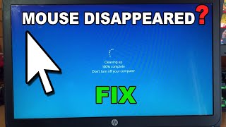 Mouse not showing  FIX Mouse Cursor Disappeared On LaptopPC WORKS 100 [upl. by Mckee550]