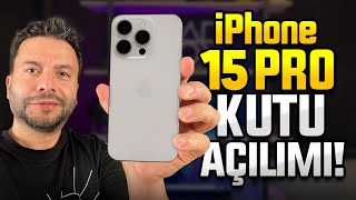 iPhone 15 Pro kutu açılımı  Pro Max’e gerek var mı [upl. by Chelsae]