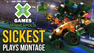 X Games 2017  Sickest plays montage ROCKET LEAGUE [upl. by Yror]