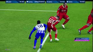 LIVE Liverpool vs Brighton and Hove Albion in Prem efootball [upl. by Teiluj52]