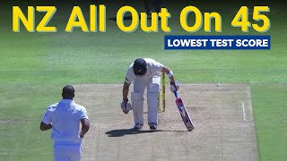 New Zealand All Out for 45  Dale Steyn Philander and Morkel Destroyed NZ Team [upl. by Aisitel]