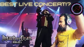 Studio Musician  Attack on Titan Live Concert Reaction and Analysis [upl. by Kotick995]