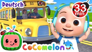 Die Räder vom Bus  Cartoons für Kinder  CoComelonDeutsch Moonbug Kids [upl. by Anawahs]