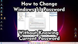 How to Change Windows 11 Password Without Knowing Current Password [upl. by Broddy]