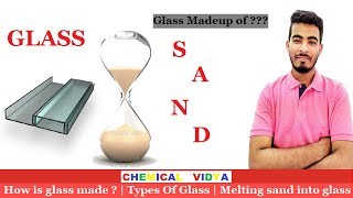 HINDI How is glass made from Sand I Types Of Glass I Melting sand into glass [upl. by Uok]