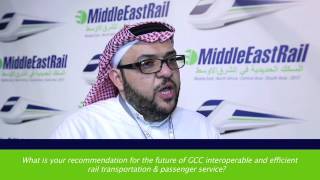 Interview with Saudi Railway Company SAR at Middle East Rail 2017 [upl. by Atsyrk]