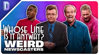 Weird Newscasters  Whose Line is it Anyway HD [upl. by Meijer543]