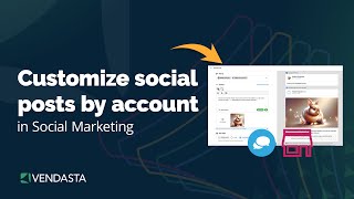 Customize posts by account in Social Marketing [upl. by Lithea]