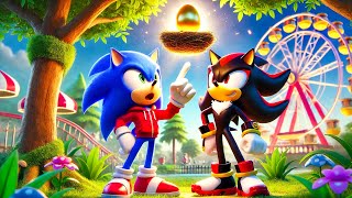 The Cute Cheerful Hedgehogs  Sonic x Shadow  CHOO CHOOs egg  Sonic Super [upl. by Ttsepmet]